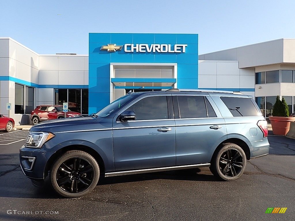 2018 Expedition Limited 4x4 - Blue / Ebony photo #1