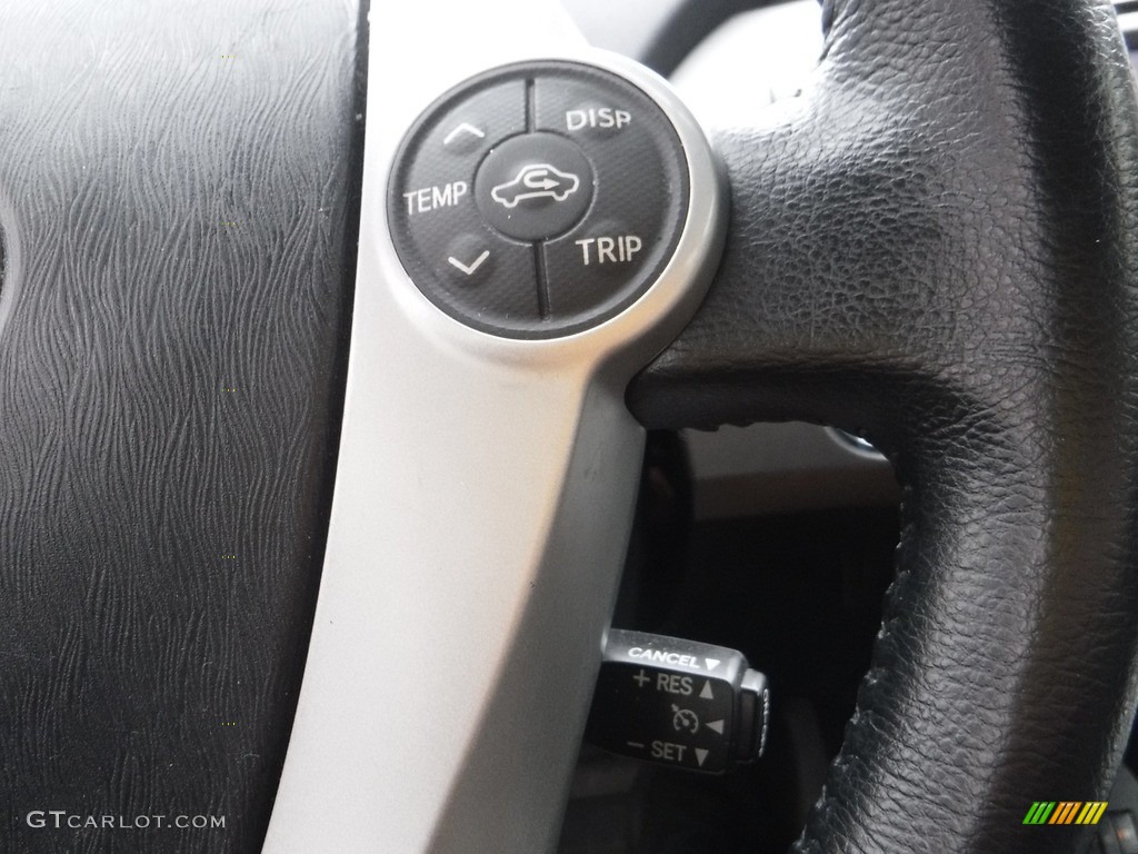 2015 Prius Four Hybrid - Blizzard Pearl / Misty Gray photo #9