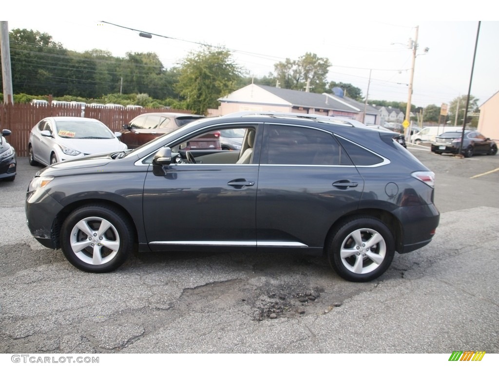 2011 RX 350 AWD - Cerulean Blue Metallic / Light Gray photo #8