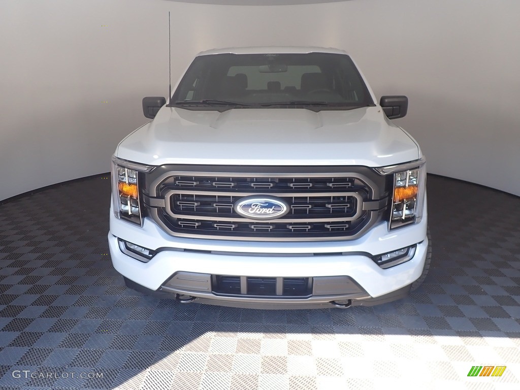 2021 F150 XLT SuperCrew 4x4 - Space White / Black photo #6