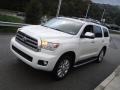 Blizzard Pearl White 2014 Toyota Sequoia Platinum 4x4 Exterior