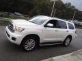 Blizzard Pearl White 2014 Toyota Sequoia Platinum 4x4 Exterior