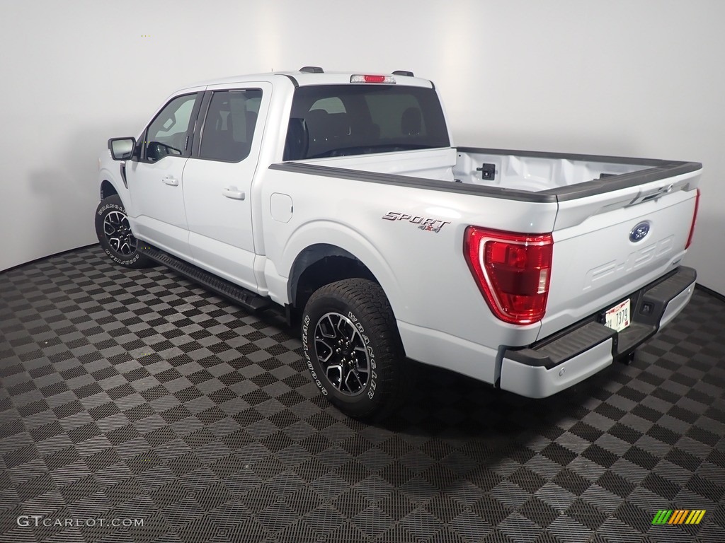 2021 F150 XLT SuperCrew 4x4 - Space White / Black photo #13