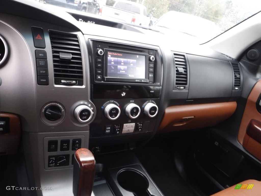 2014 Toyota Sequoia Platinum 4x4 Red Rock Dashboard Photo #142962873