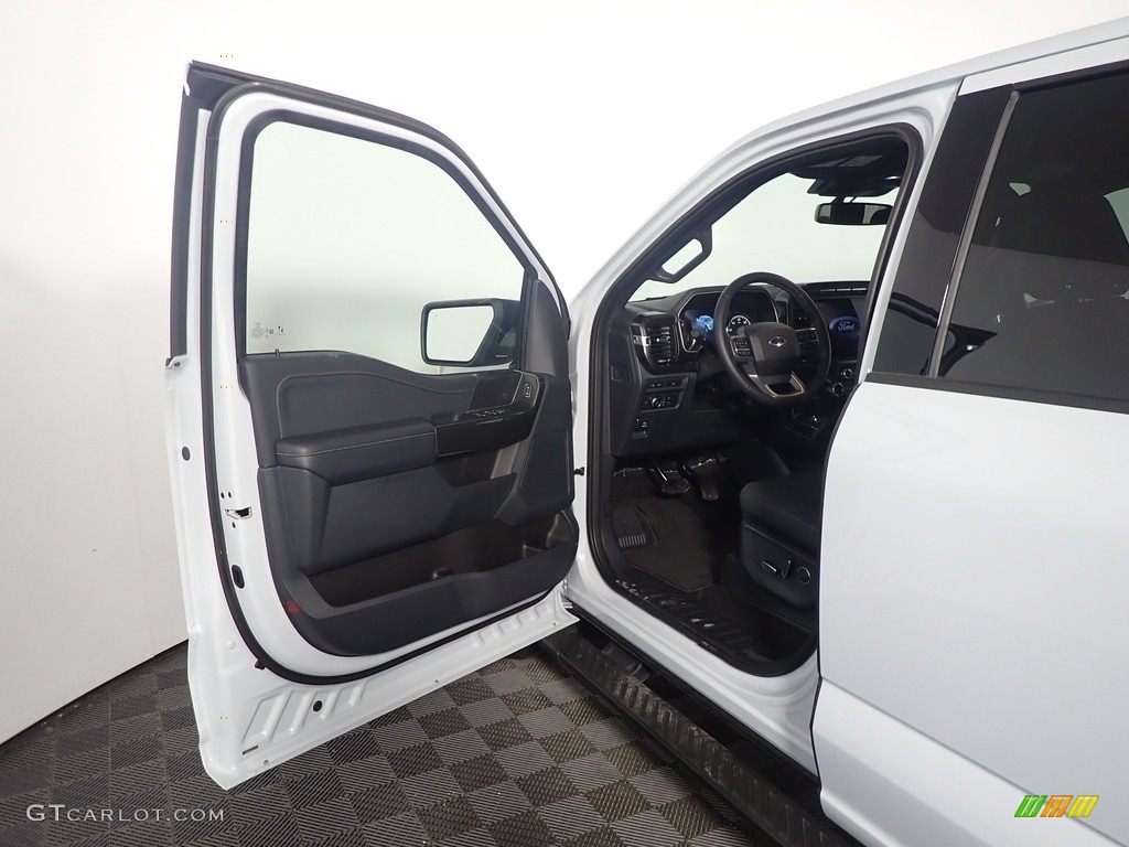2021 F150 XLT SuperCrew 4x4 - Space White / Black photo #21