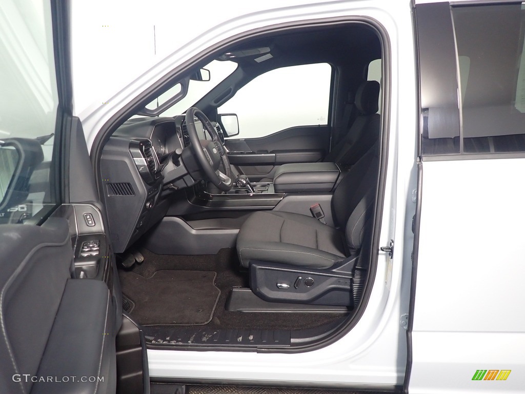 2021 F150 XLT SuperCrew 4x4 - Space White / Black photo #23