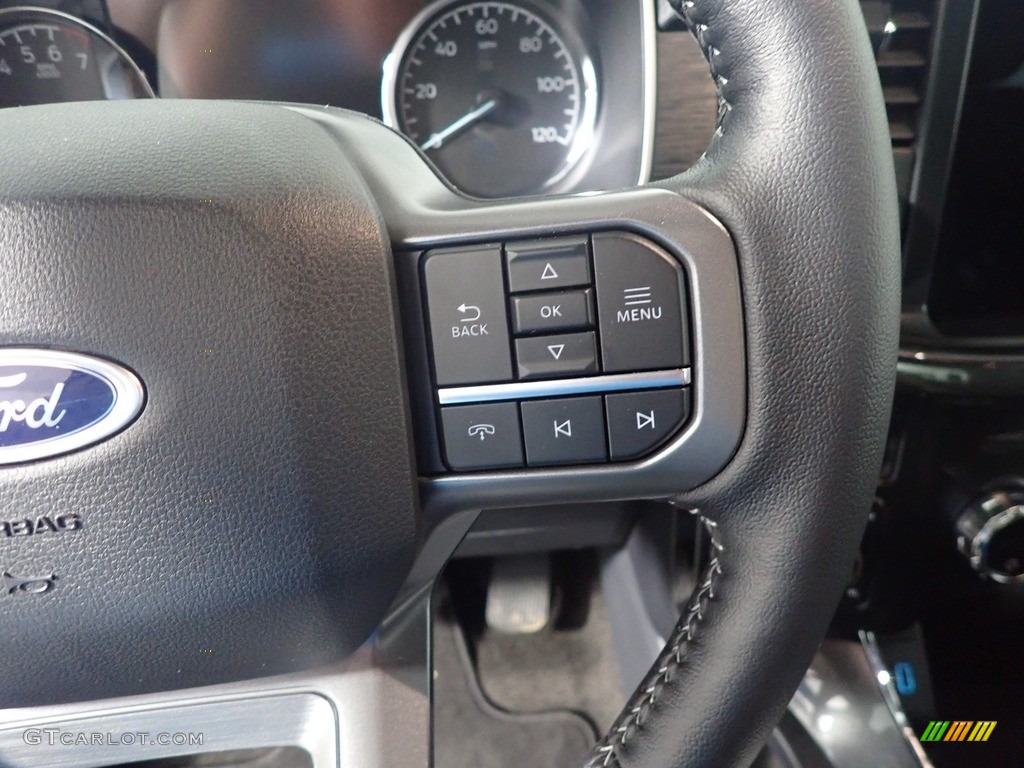 2021 F150 XLT SuperCrew 4x4 - Space White / Black photo #31