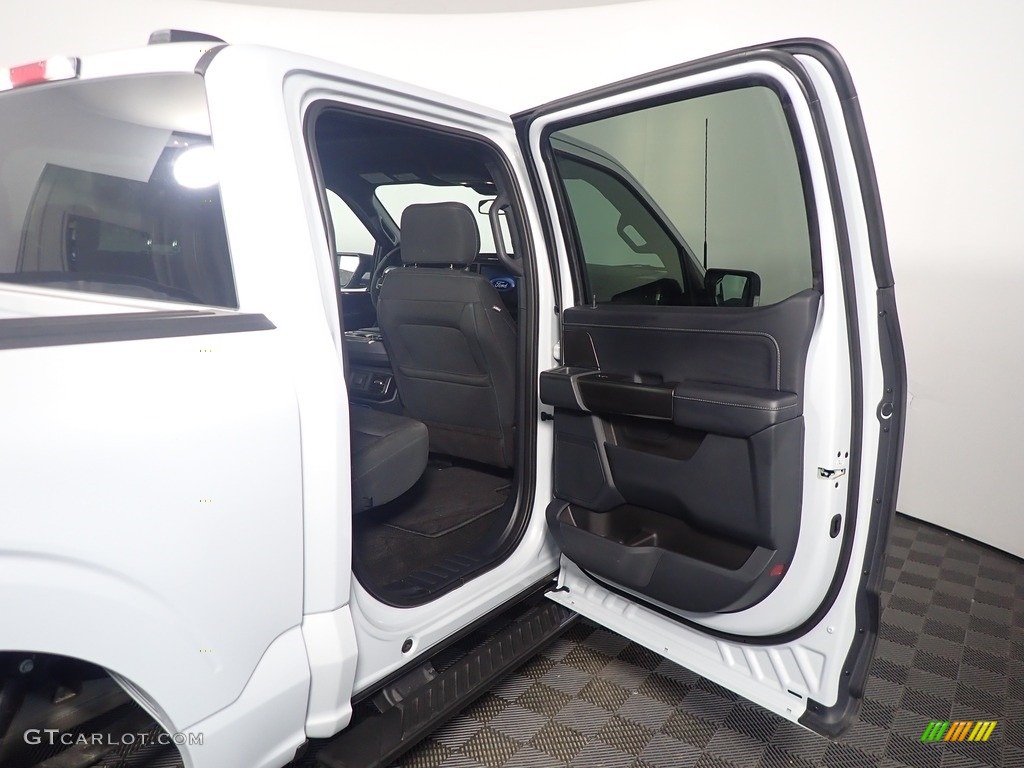2021 F150 XLT SuperCrew 4x4 - Space White / Black photo #38