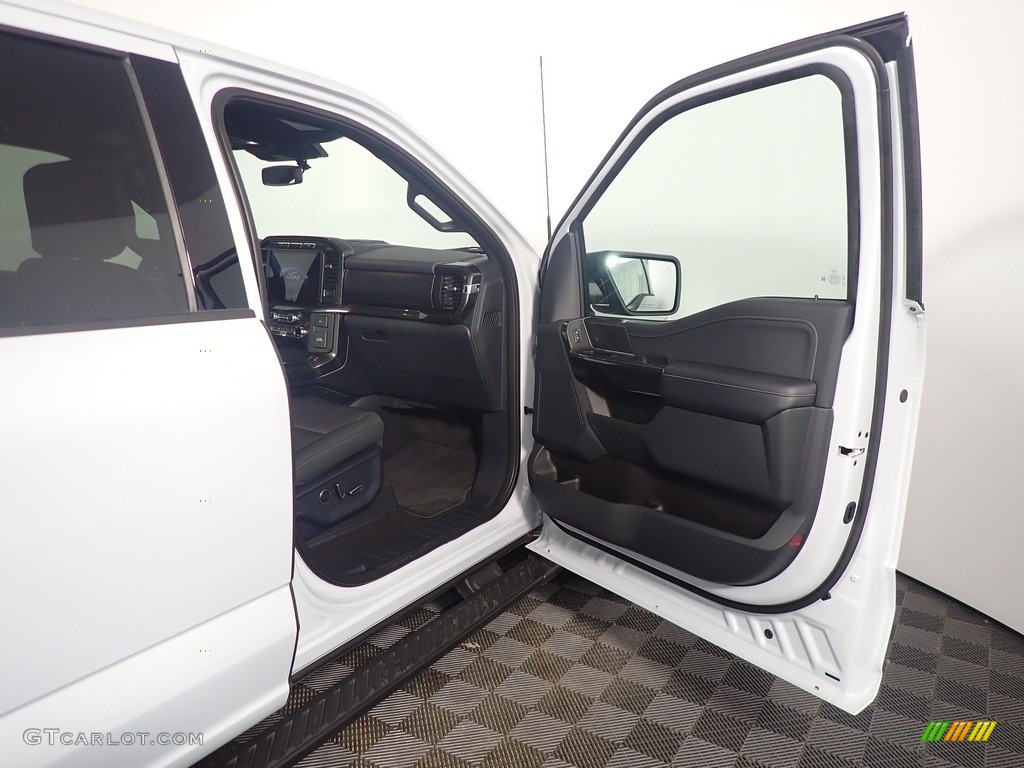 2021 F150 XLT SuperCrew 4x4 - Space White / Black photo #40