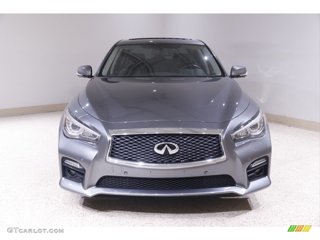 2015 Q50 3.7 AWD - Graphite Shadow / Graphite photo #2
