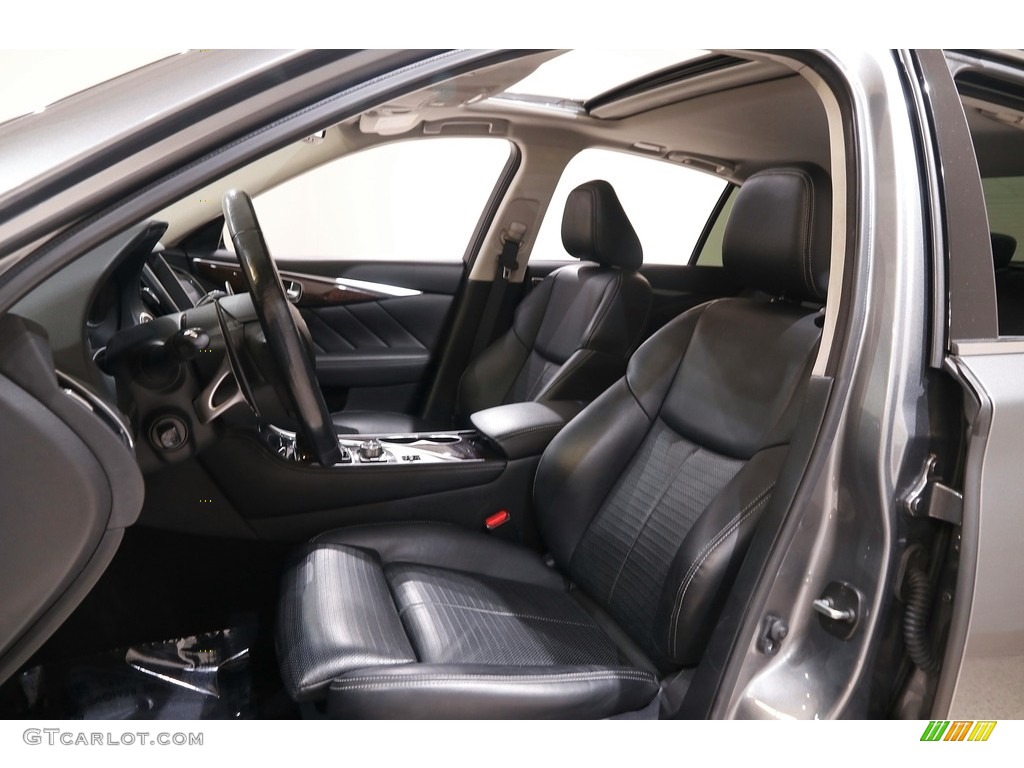 2015 Q50 3.7 AWD - Graphite Shadow / Graphite photo #5