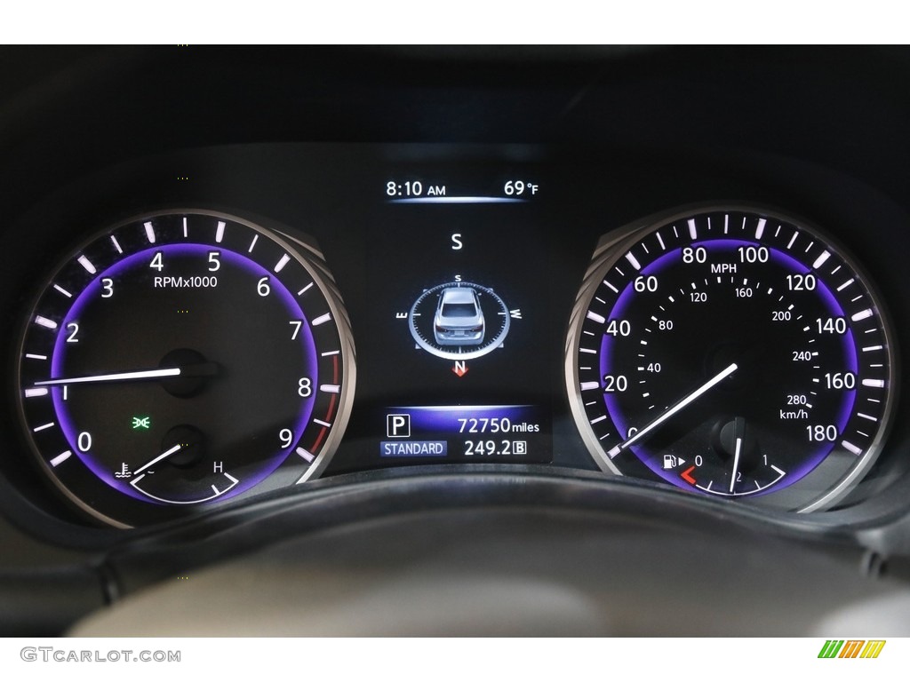 2015 Q50 3.7 AWD - Graphite Shadow / Graphite photo #8