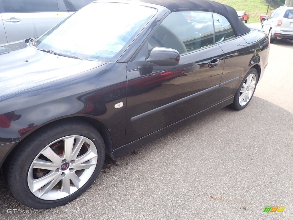 2007 9-3 2.0T Convertible - Black / Black/Gray photo #7