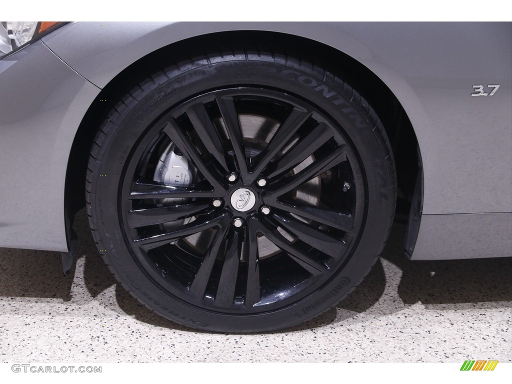2015 Q50 3.7 AWD - Graphite Shadow / Graphite photo #23