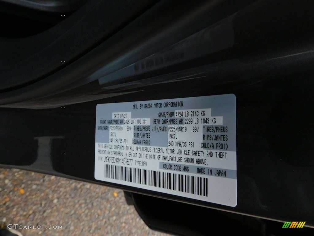 2021 CX-5 Grand Touring AWD - Machine Gray Metallic / Black photo #20