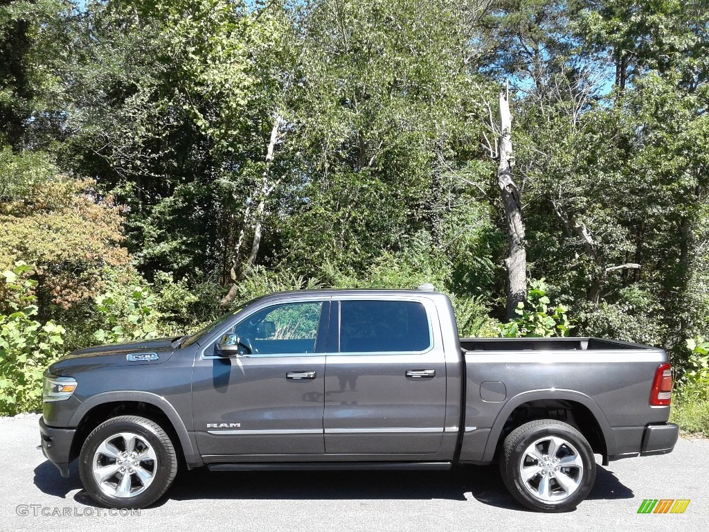 2019 1500 Limited Crew Cab 4x4 - Granite Crystal Metallic / Black photo #1