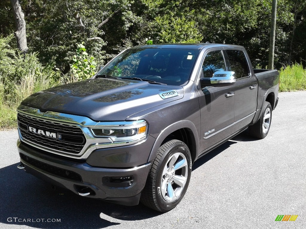 2019 1500 Limited Crew Cab 4x4 - Granite Crystal Metallic / Black photo #2