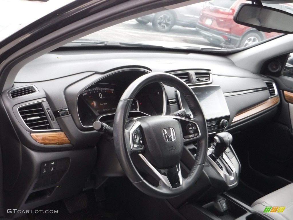 2018 CR-V EX-L AWD - Gunmetal Metallic / Gray photo #14