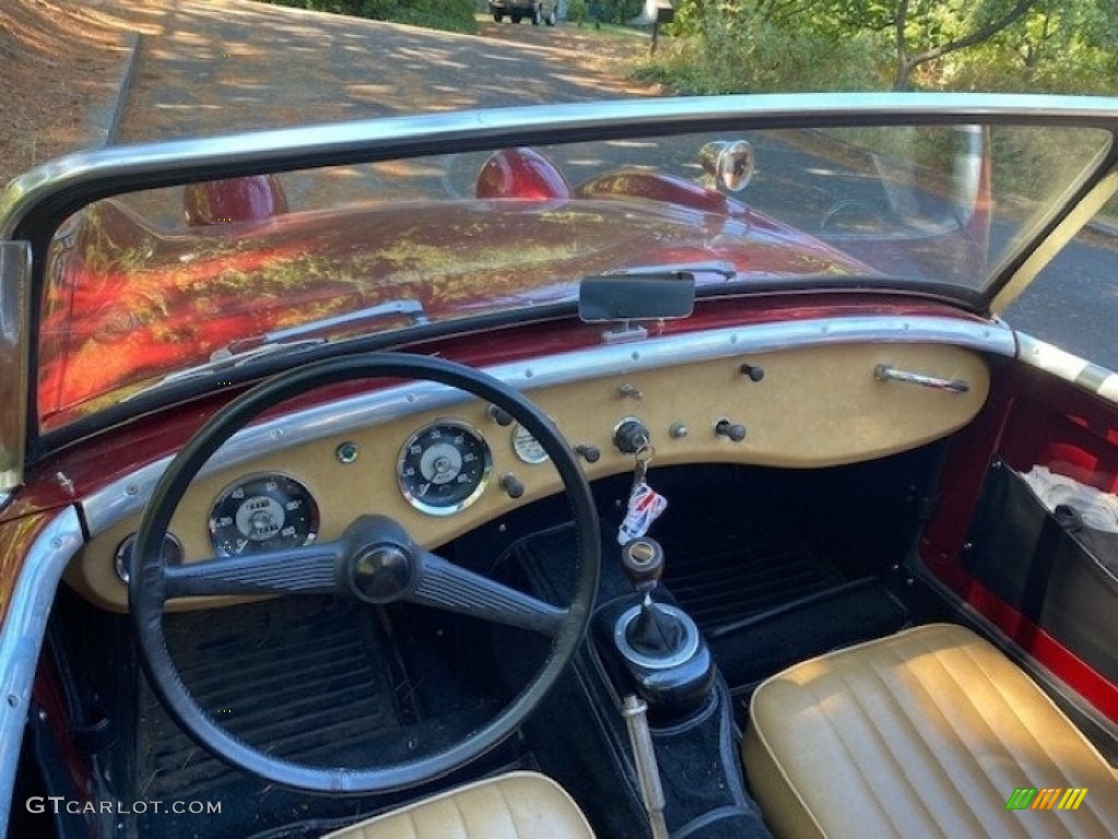 Tan Interior 1959 Austin-Healey Sprite Roadster Photo #142966967