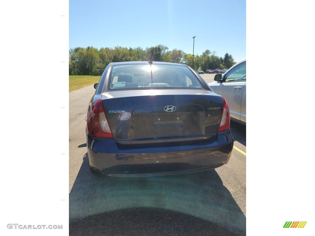 2010 Accent GLS 4 Door - Charcoal Gray / Gray photo #5