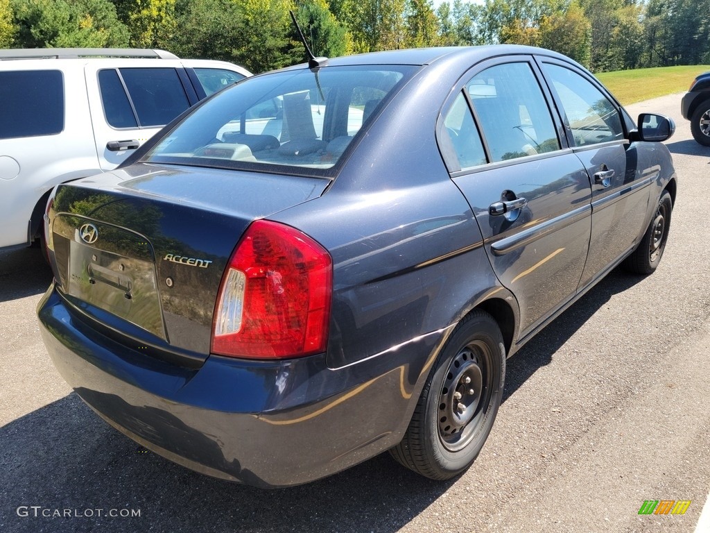 2010 Accent GLS 4 Door - Charcoal Gray / Gray photo #6