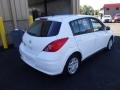 2012 Fresh Powder White Nissan Versa 1.8 S Hatchback  photo #6