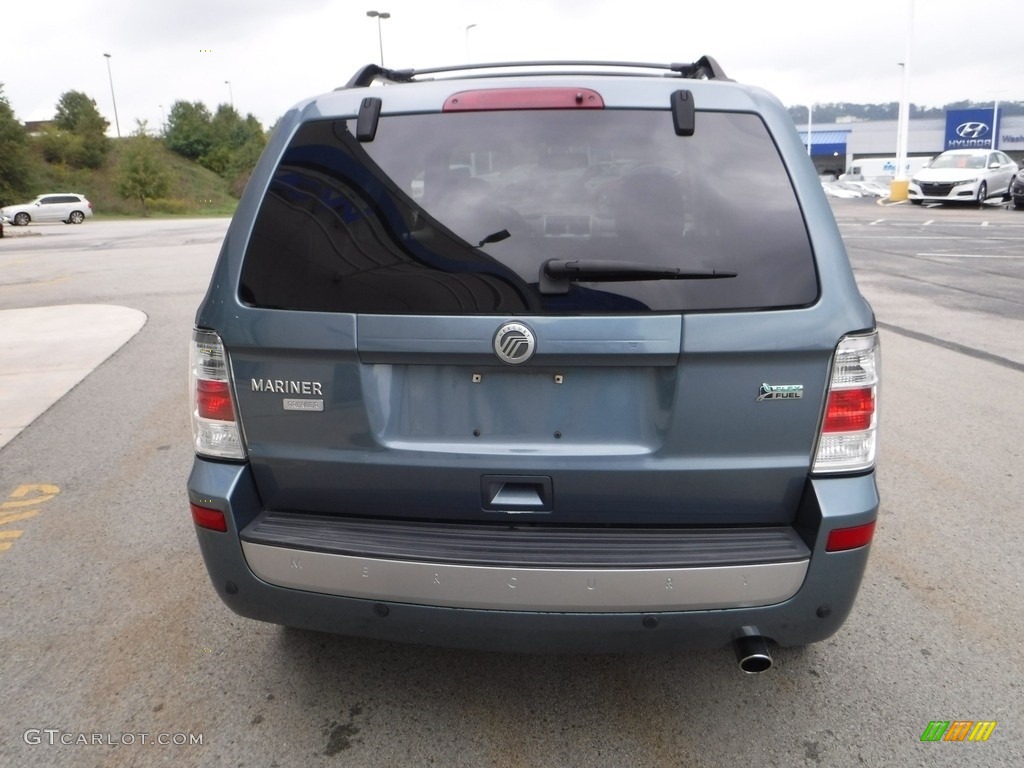2010 Mariner V6 Premier 4WD - Steel Blue Metallic / Stone photo #9