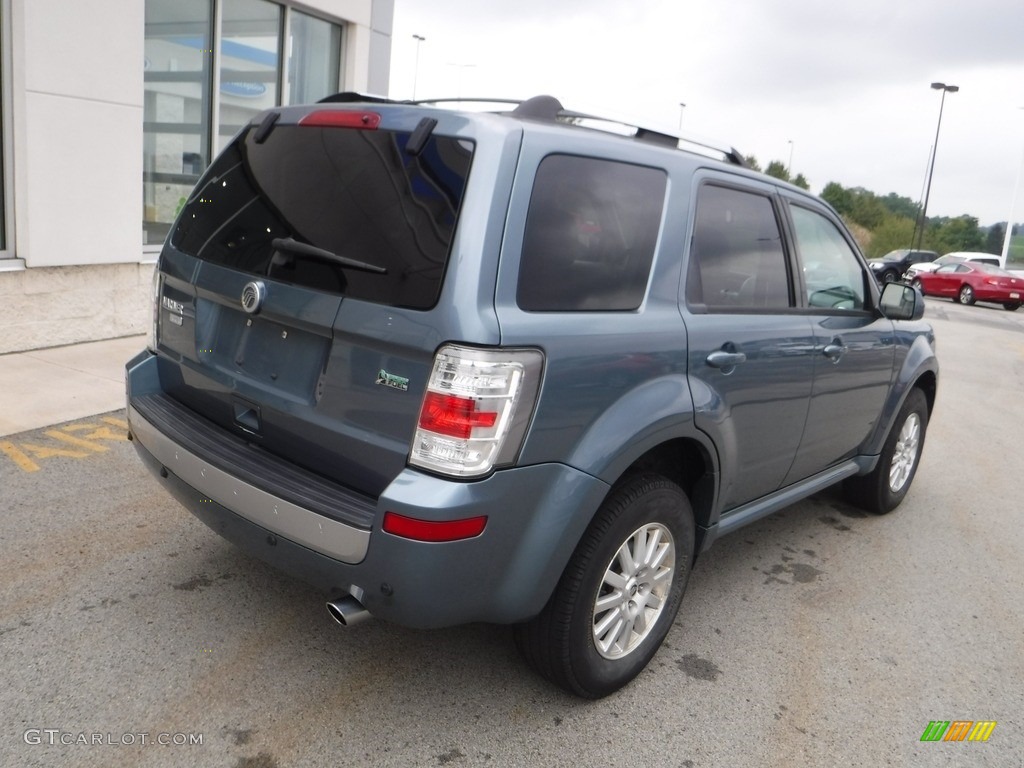 2010 Mariner V6 Premier 4WD - Steel Blue Metallic / Stone photo #10