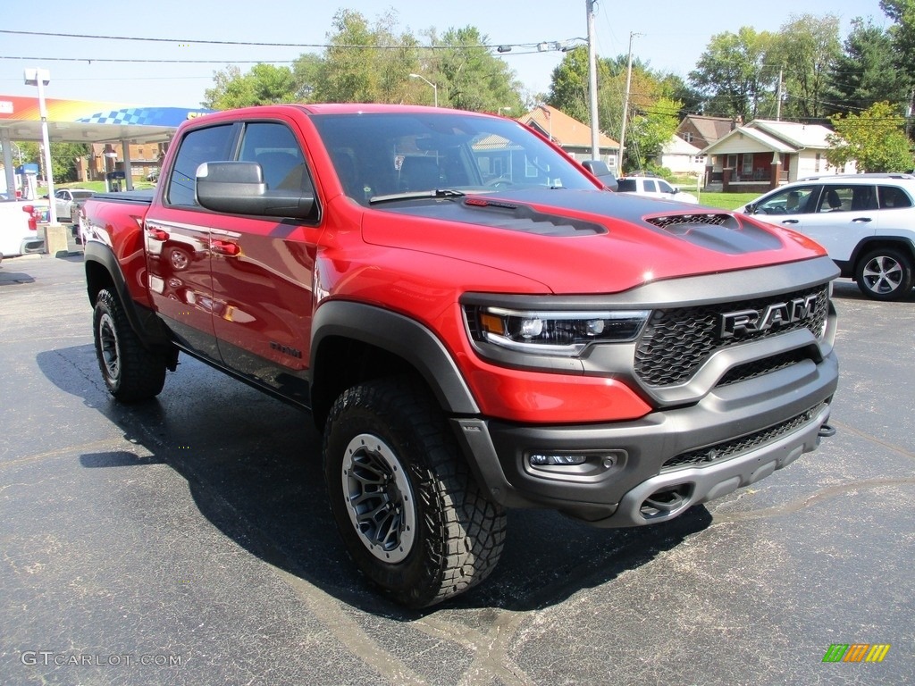Flame Red 2021 Ram 1500 TRX Crew Cab 4x4 Exterior Photo #142968581
