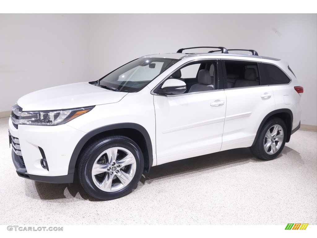 2019 Highlander Limited AWD - Blizzard Pearl White / Ash photo #3