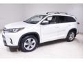 2019 Blizzard Pearl White Toyota Highlander Limited AWD  photo #3