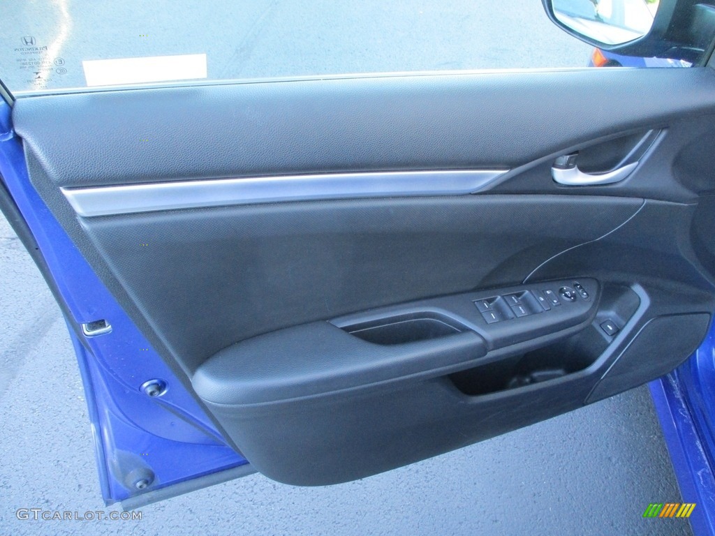 2019 Civic Sport Sedan - Agean Blue Metallic / Black photo #10