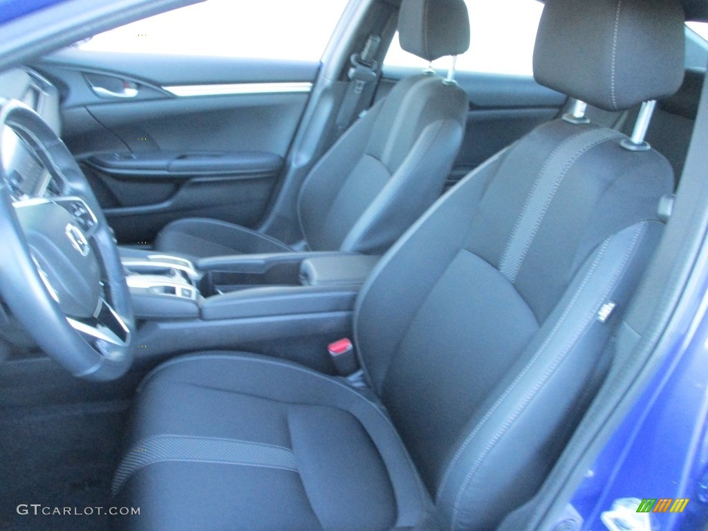 2019 Civic Sport Sedan - Agean Blue Metallic / Black photo #11