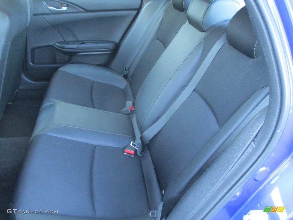 2019 Civic Sport Sedan - Agean Blue Metallic / Black photo #12