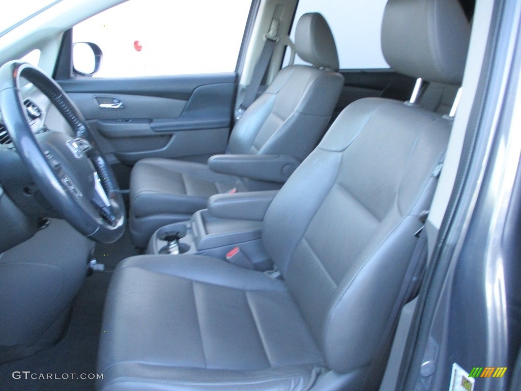2016 Odyssey EX-L - Smoky Topaz Metallic / Gray photo #12