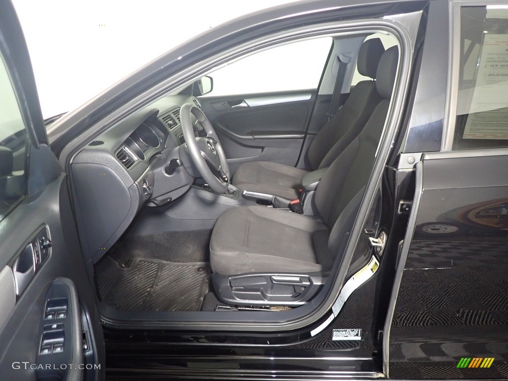 Titan Black Interior 2015 Volkswagen Jetta SE Sedan Photo #142970579