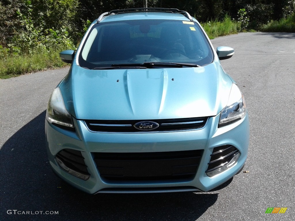 2013 Escape Titanium 2.0L EcoBoost 4WD - Frosted Glass Metallic / Charcoal Black photo #4