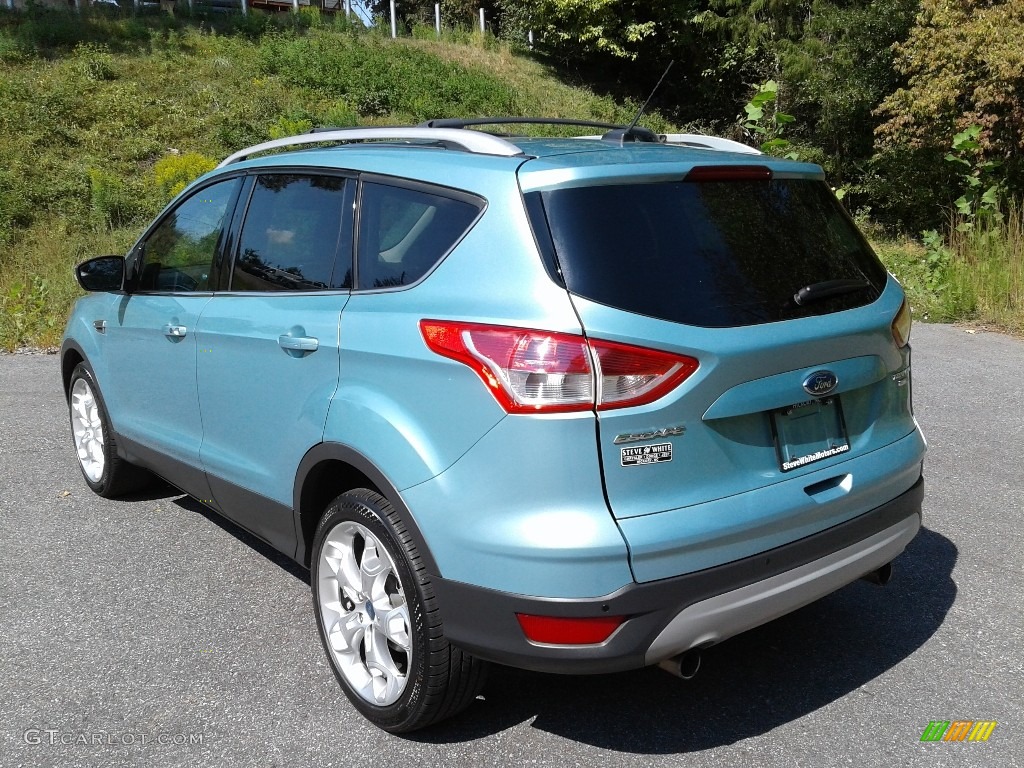 2013 Escape Titanium 2.0L EcoBoost 4WD - Frosted Glass Metallic / Charcoal Black photo #10
