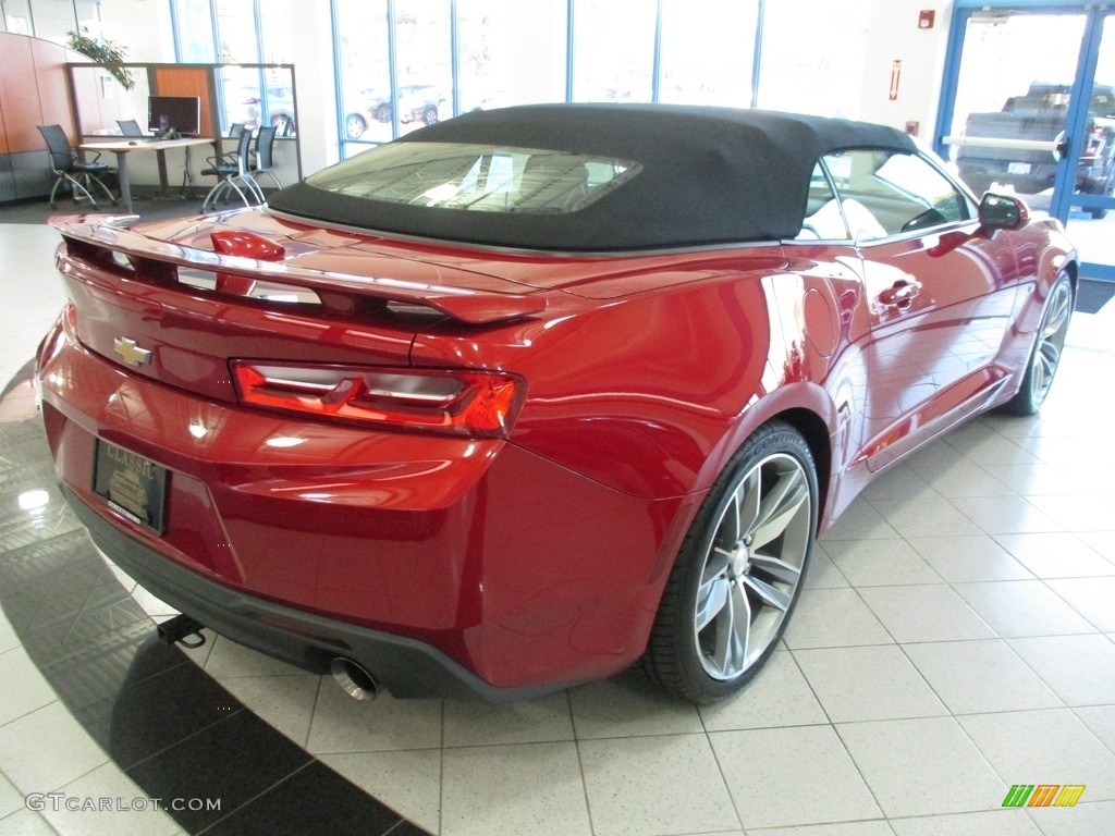 2017 Camaro LT Convertible - Red Hot / Jet Black photo #7