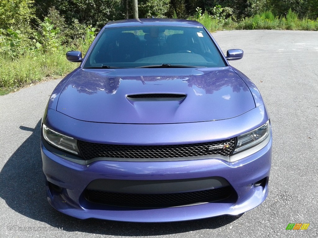 2018 Charger R/T Scat Pack - Plum Crazy Pearl / Black photo #3