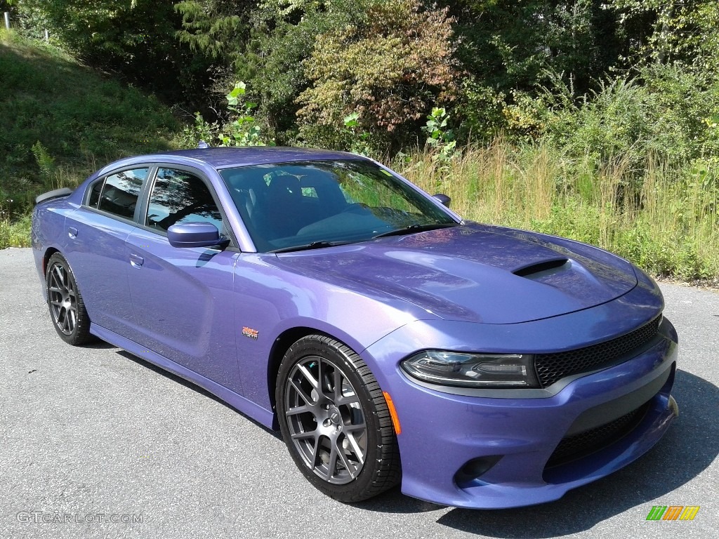 Plum Crazy Pearl 2018 Dodge Charger R/T Scat Pack Exterior Photo #142971494