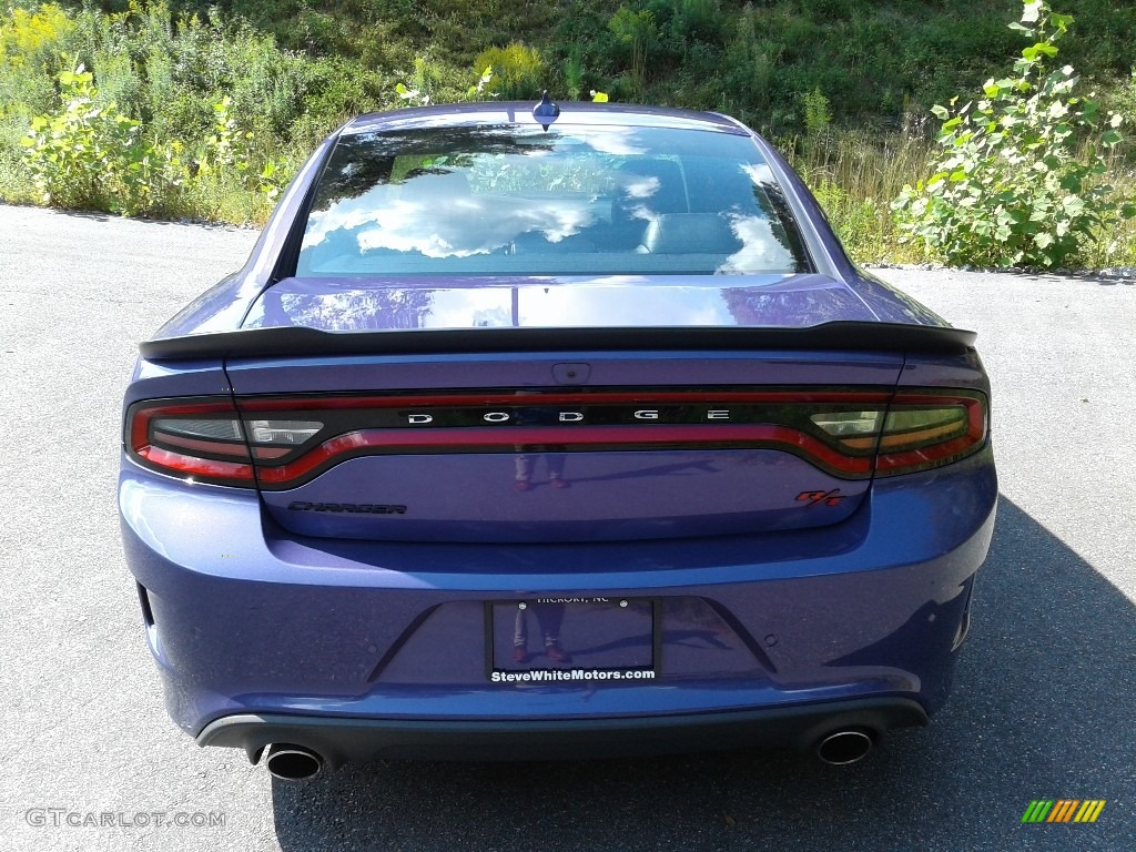 2018 Charger R/T Scat Pack - Plum Crazy Pearl / Black photo #7
