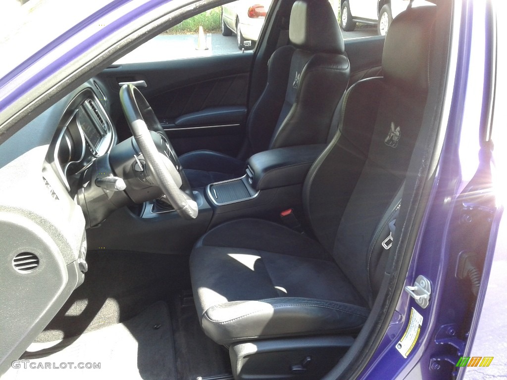 2018 Charger R/T Scat Pack - Plum Crazy Pearl / Black photo #10