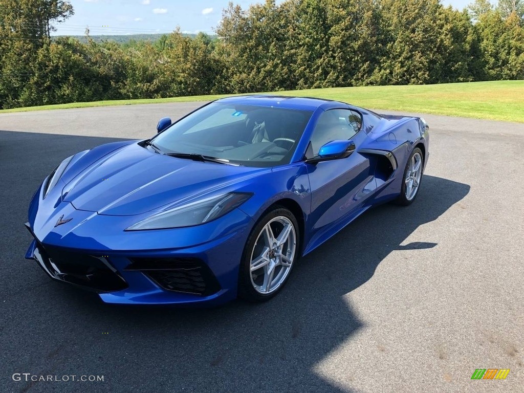 Elkhart Lake Blue Metallic 2021 Chevrolet Corvette Stingray Coupe Exterior Photo #142971791