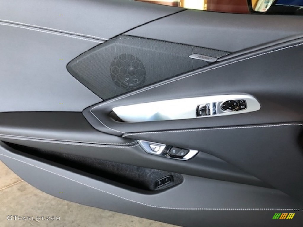 2021 Chevrolet Corvette Stingray Coupe Jet Black Door Panel Photo #142971830