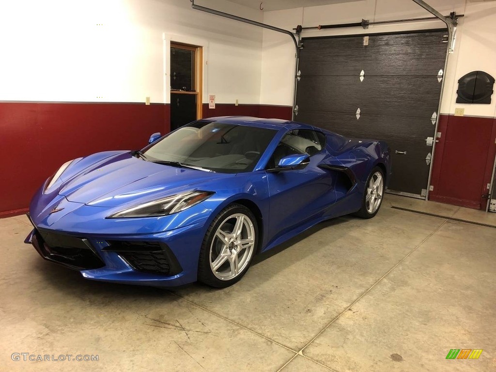 Elkhart Lake Blue Metallic 2021 Chevrolet Corvette Stingray Coupe Exterior Photo #142971854