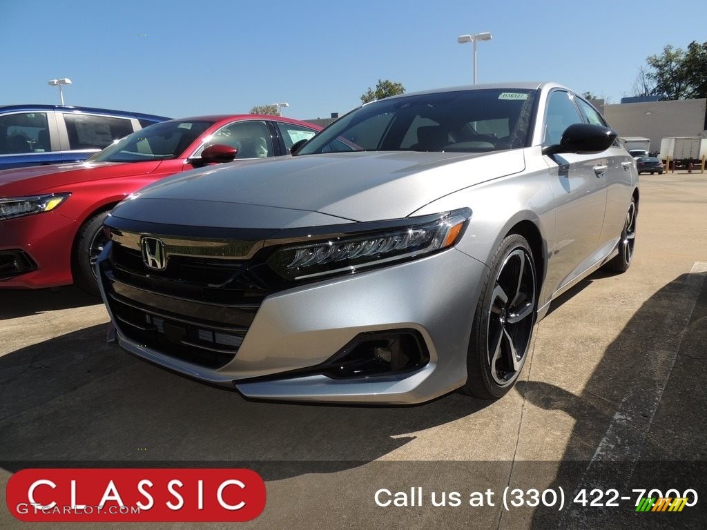 2021 Accord Sport - Lunar Silver Metallic / Black photo #1