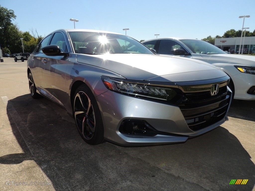 2021 Accord Sport - Lunar Silver Metallic / Black photo #3