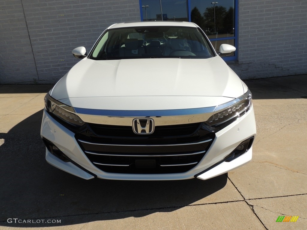 2021 Accord Touring Hybrid - Platinum White Pearl / Ivory photo #2