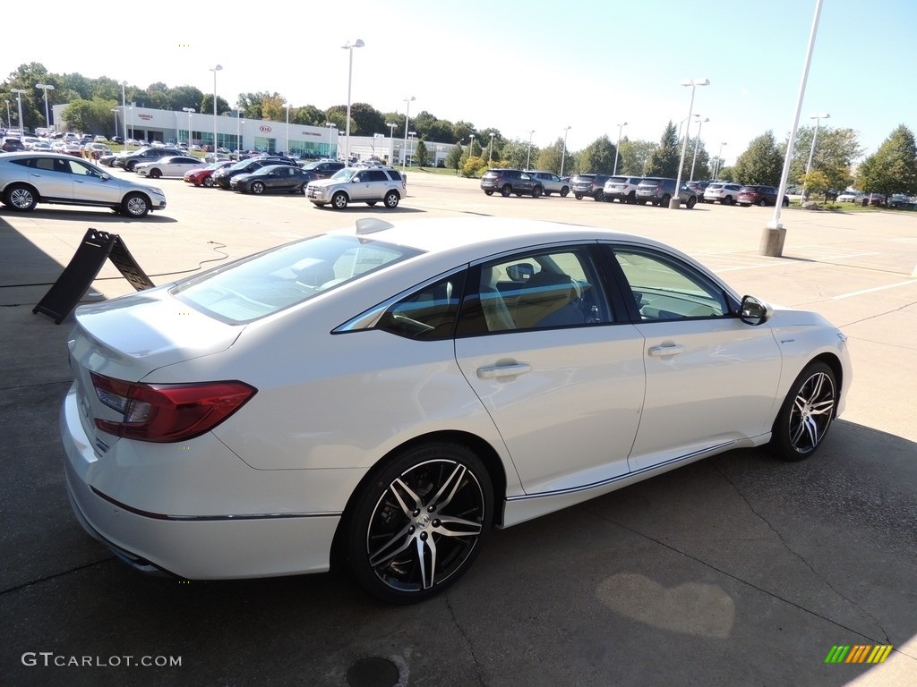 2021 Accord Touring Hybrid - Platinum White Pearl / Ivory photo #4
